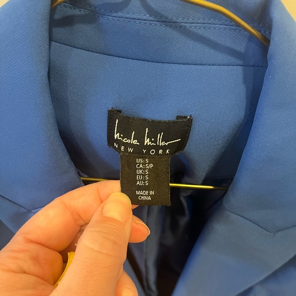 Royal Blue Nicole Miller Blazer - Picture 2 of 5